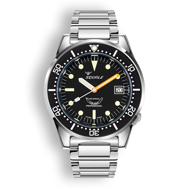 Montre automatique classique en acier Squale 1521 (1521CL.SQ20L)