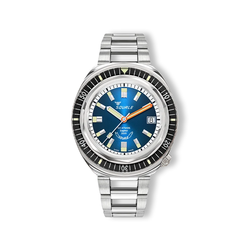 Montre automatique Squale 2001 Sunray Blue en acier (2001BKBL.AC)