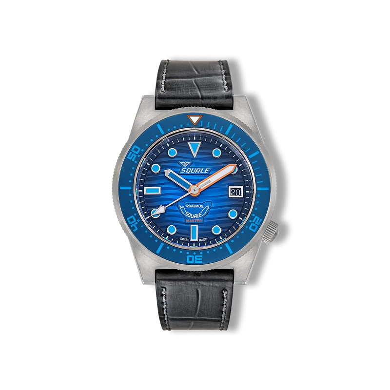 Montre automatique Squale Master Grand Bleu en titane MASTIBLBL.RAL