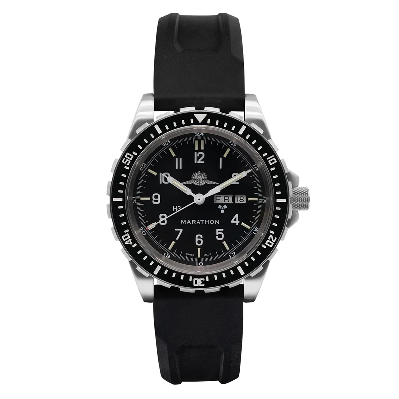 Montre Marathon 46 mm officielle IDF YAMAM™ Jumbo Jour/Date Automatique (JDD)