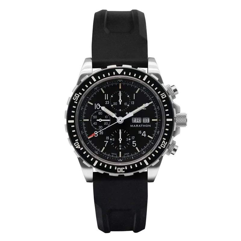 Montre Marathon 46 mm Jumbo Diver/Pilot's Chronographe Automatique (CSAR)