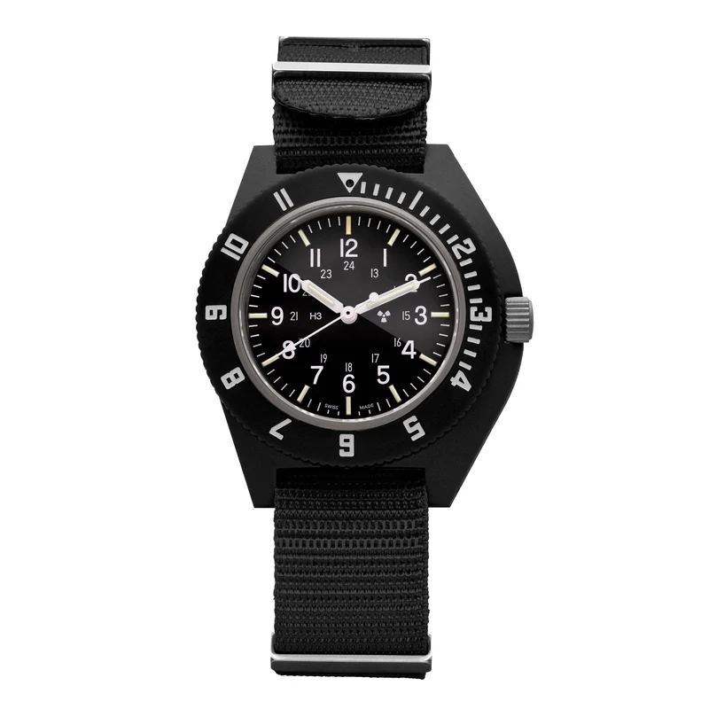 Montre Marathon 41 mm noire Pilot's Navigator