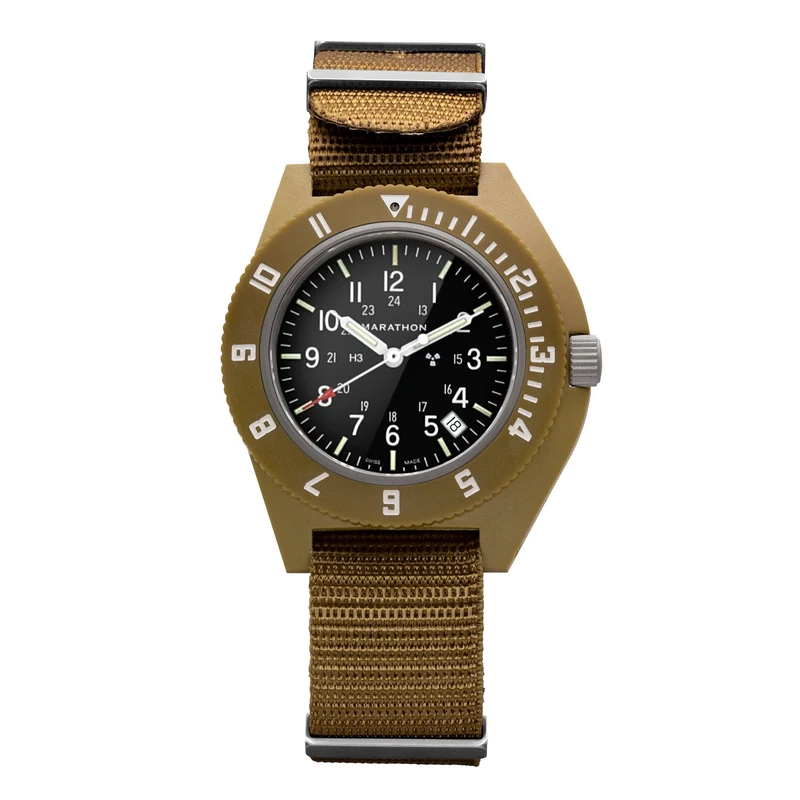 Montre Marathon 41 mm Desert Tan Pilot's Navigator avec date