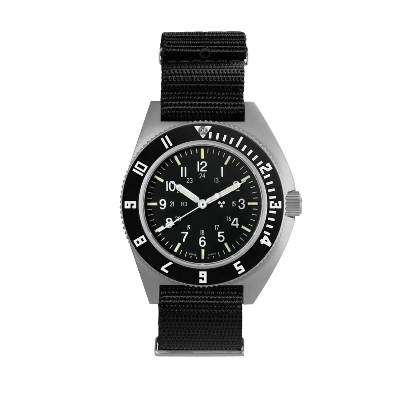 Montre Marathon 41 mm Steel Navigator (SSNAV) sur nylon DEFSTAN