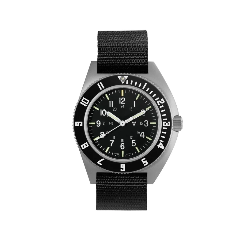 Montre Marathon 41 mm Steel Navigator (SSNAV) sur nylon balistique