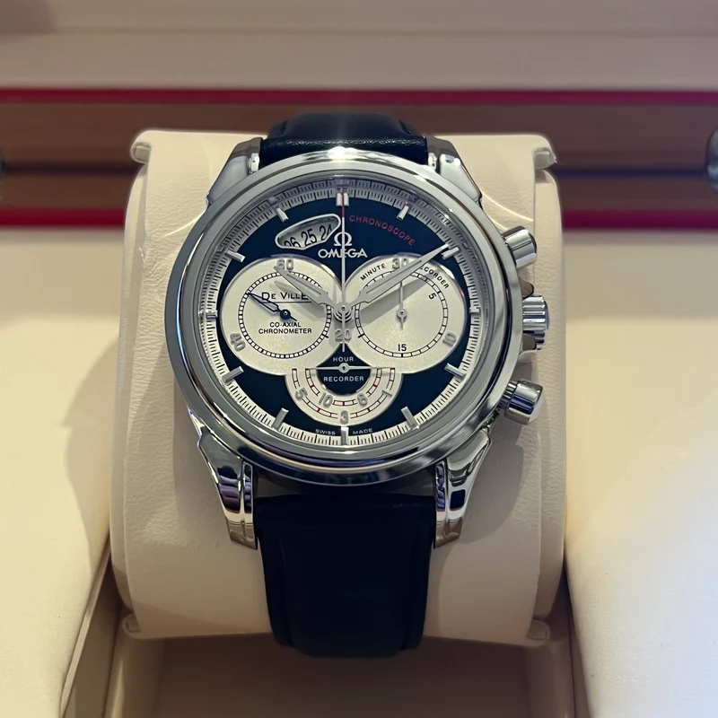 Omega Coffret complet de chronoscope coaxial De Ville 4850.50.31