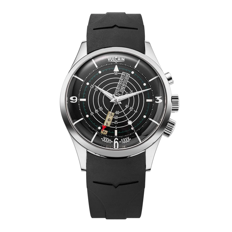 Vulcain Manuel Nautical Heritage - Luminova Noir Blanc