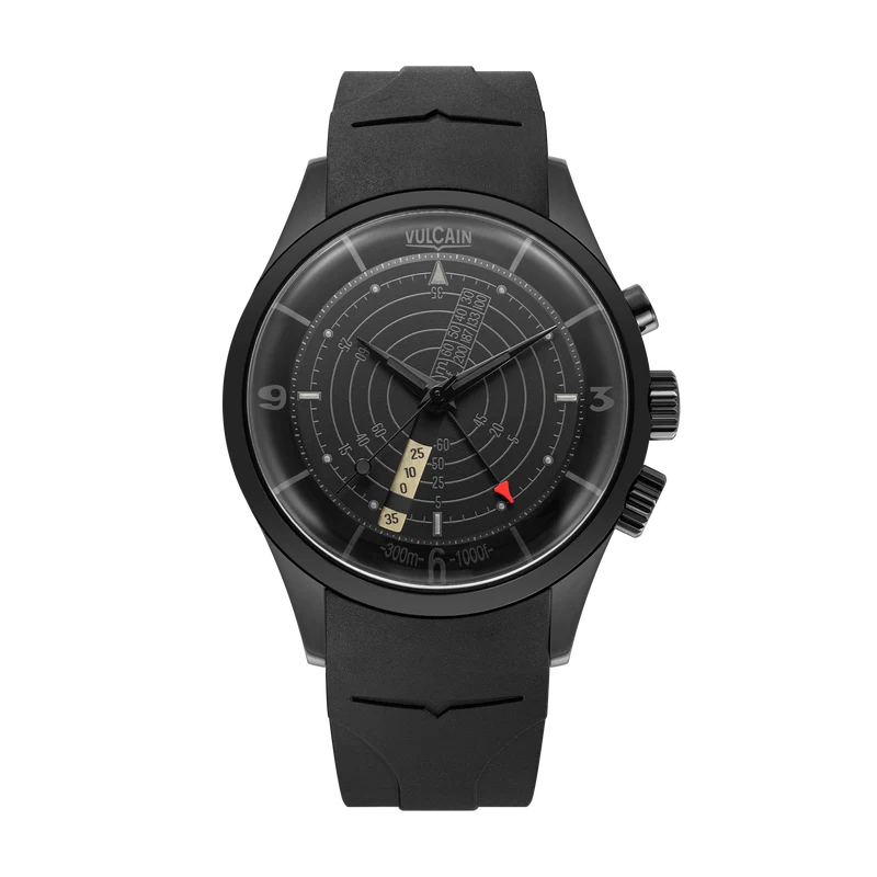 Vulcain Manuel Nautical Heritage - Noir intégral