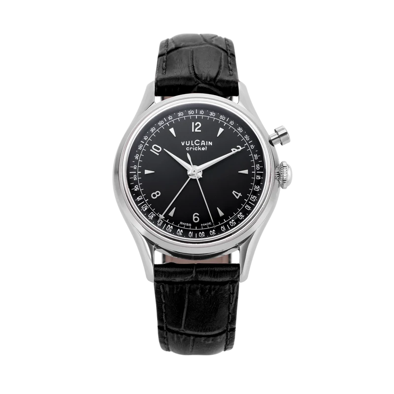 Vulcain Manuel Cricket Tradition 39 mm - Noir