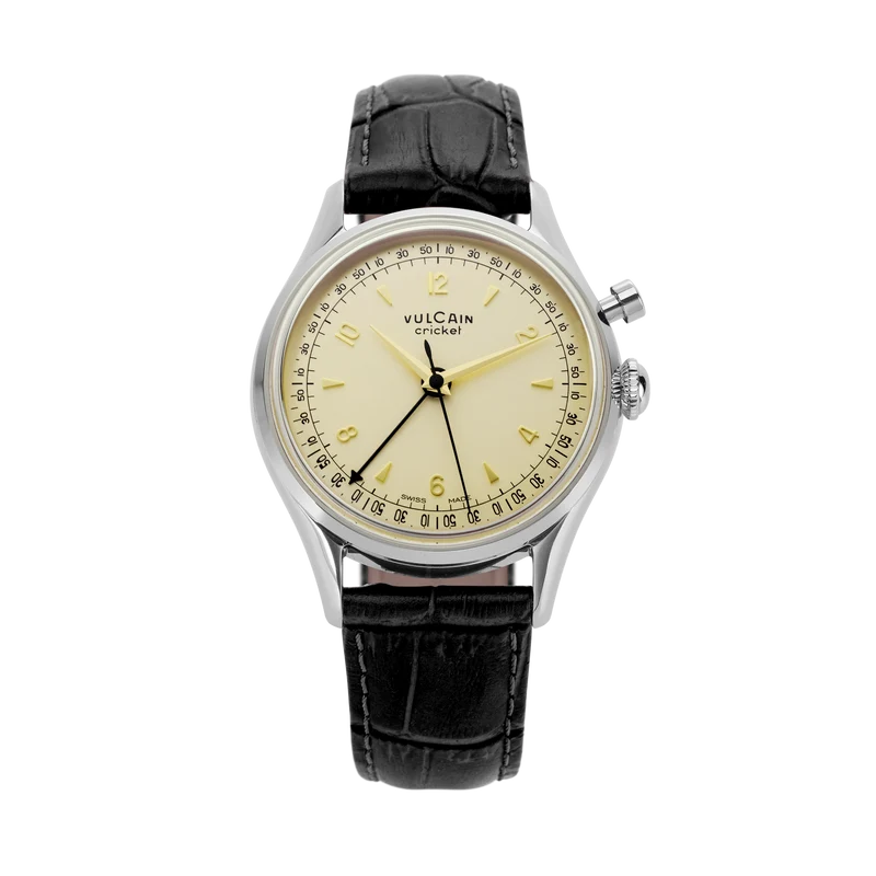 Vulcain Manuel Cricket Tradition 39 mm - Coquille d'œuf