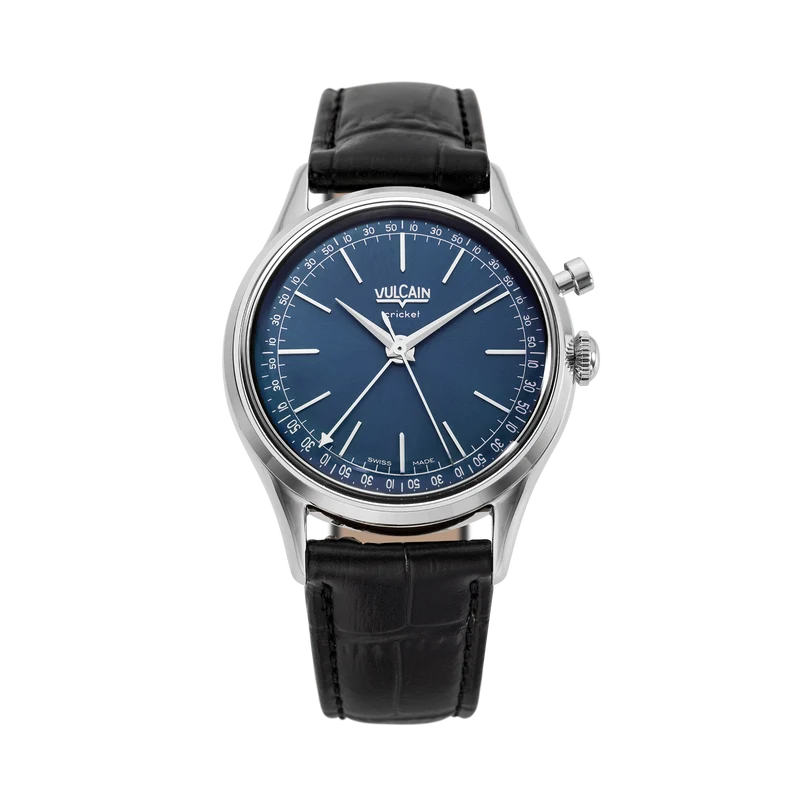 Vulcain Manuel Cricket President 39 mm - Bleu
