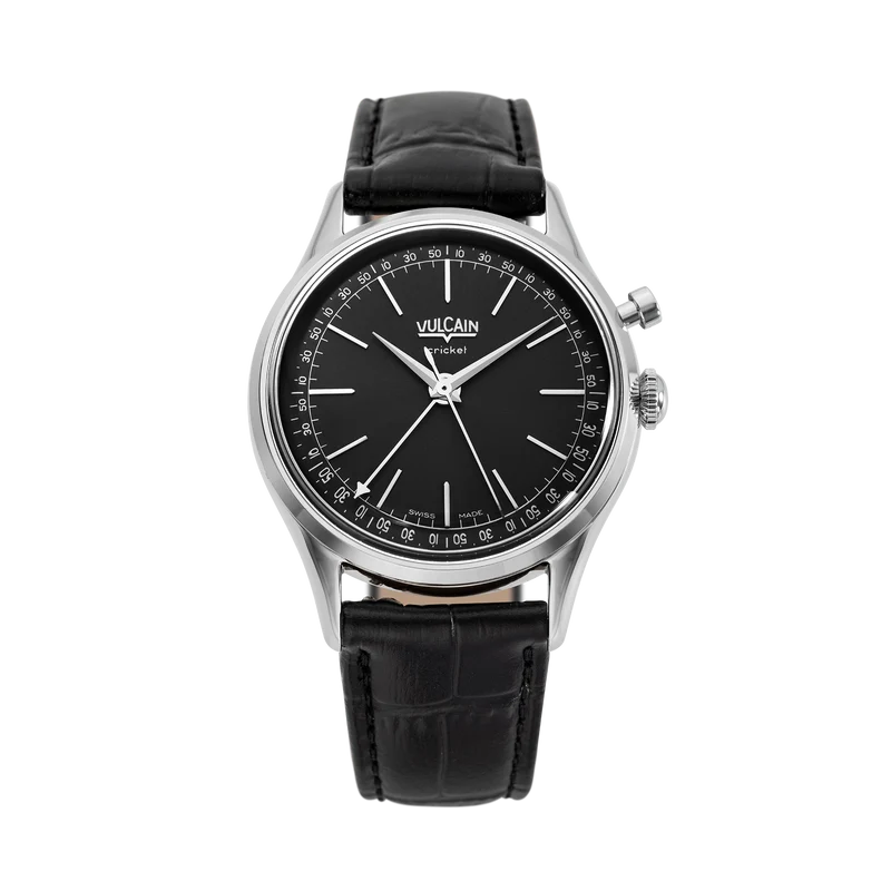 Vulcain Manuel Cricket President 39 mm - Noir