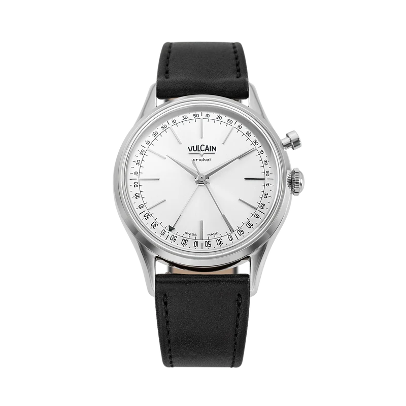 Vulcain Cricket President manuel 36 mm - Argent