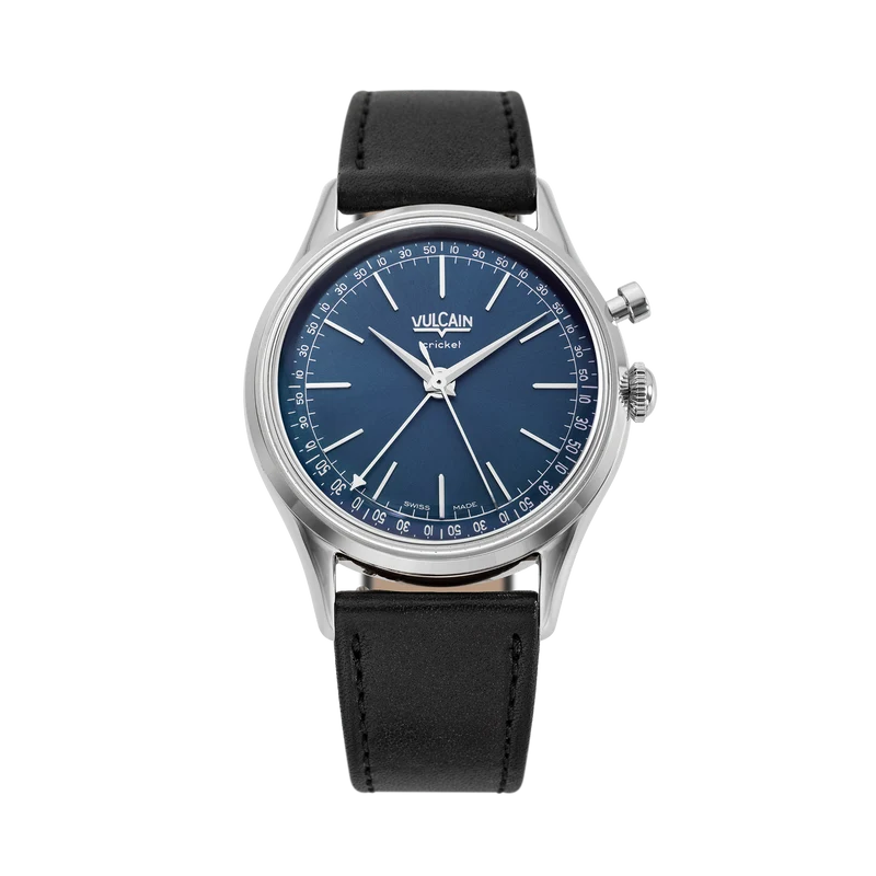 Vulcain Manuel Cricket President 36 mm - Bleu