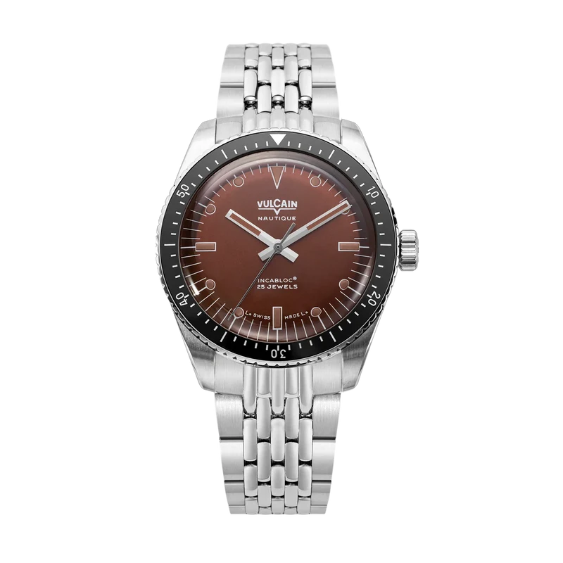 Vulcain Skindiver Nautique Automatique - Marron