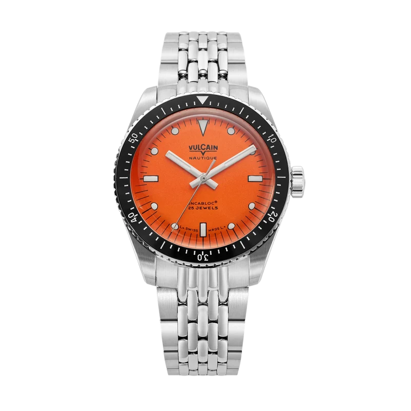Vulcain Skindiver Nautique Automatique - Orange