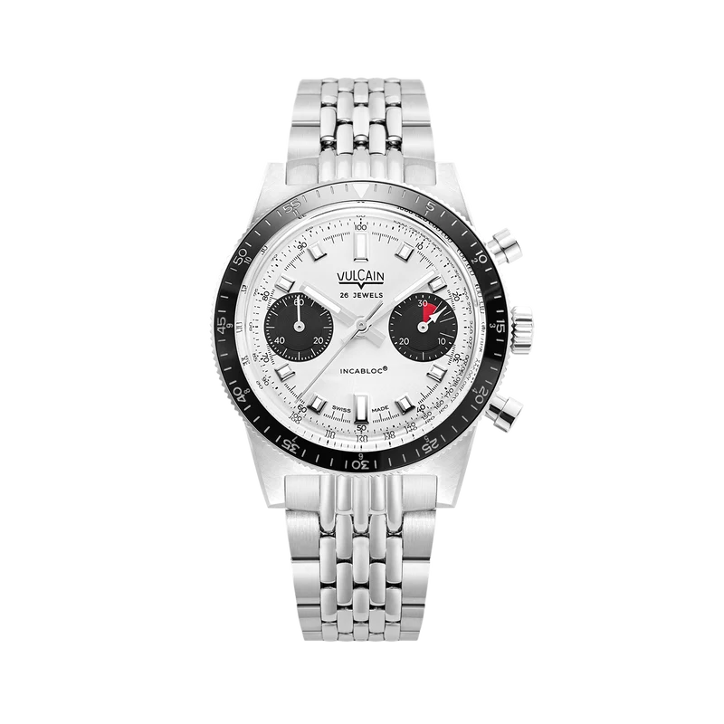 Vulcain Chronographe automatique Skindiver blanc