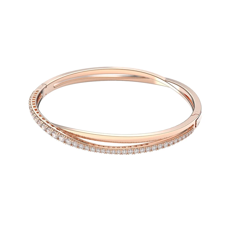Swarovski Twist Bracelet Or rose 5620552