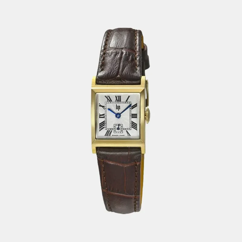 Montre LIP Femme Churchill C18 en Cuir Marron 671625
