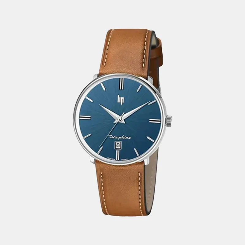 Montre LIP Homme Dauphine en Cuir Marron 671429