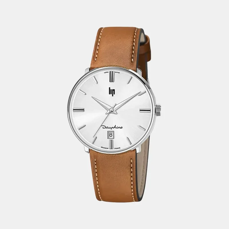 Montre LIP Homme Dauphine en Cuir Marron 671422