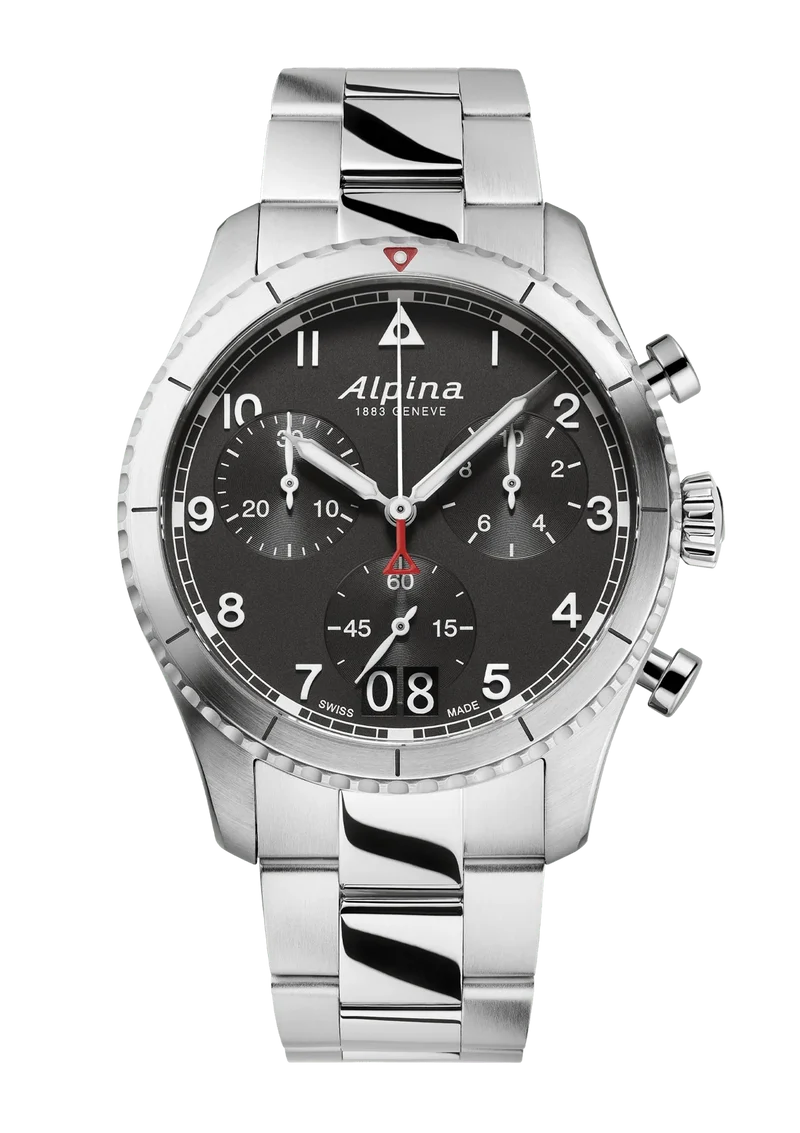 Alpina STARTIMER Pilot Quartz Chronograph Big Date 41mm