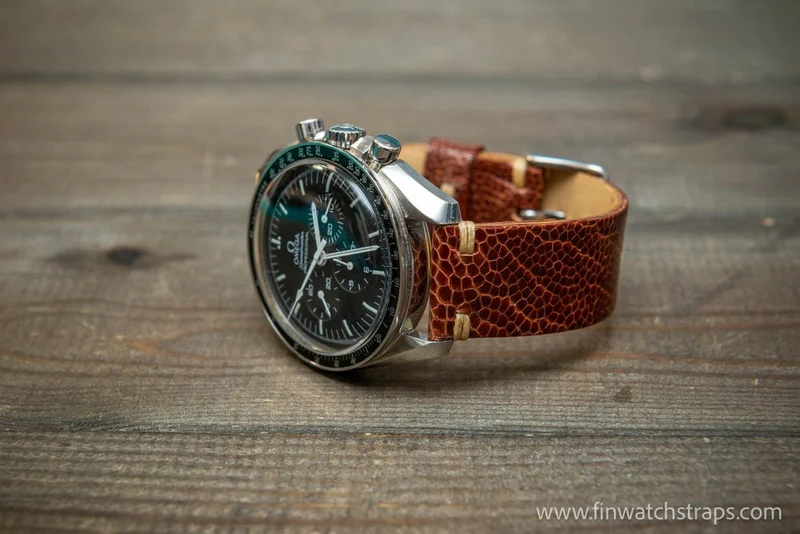 Ostrich Leather Watch Strap – Handcrafted in Finland Using Traditional Methods