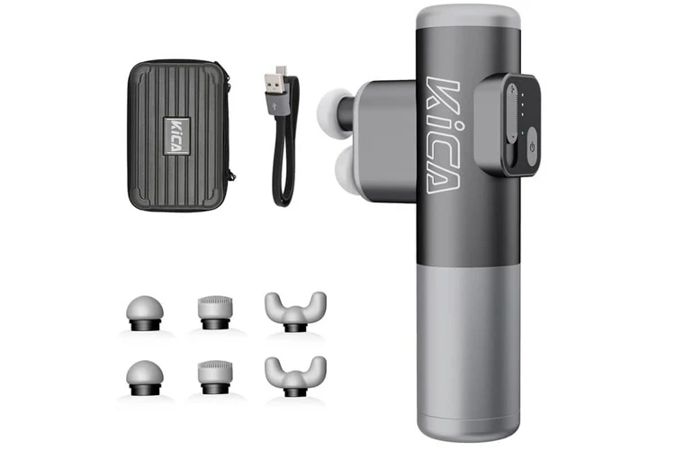 Kica K3 Double-Head Massage Gun - 3-Mode (Grey)