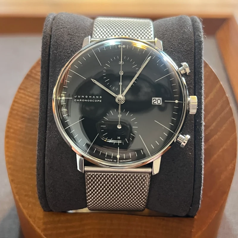 Junghans Ensemble complet de chronoscope Max Bill 27.4601