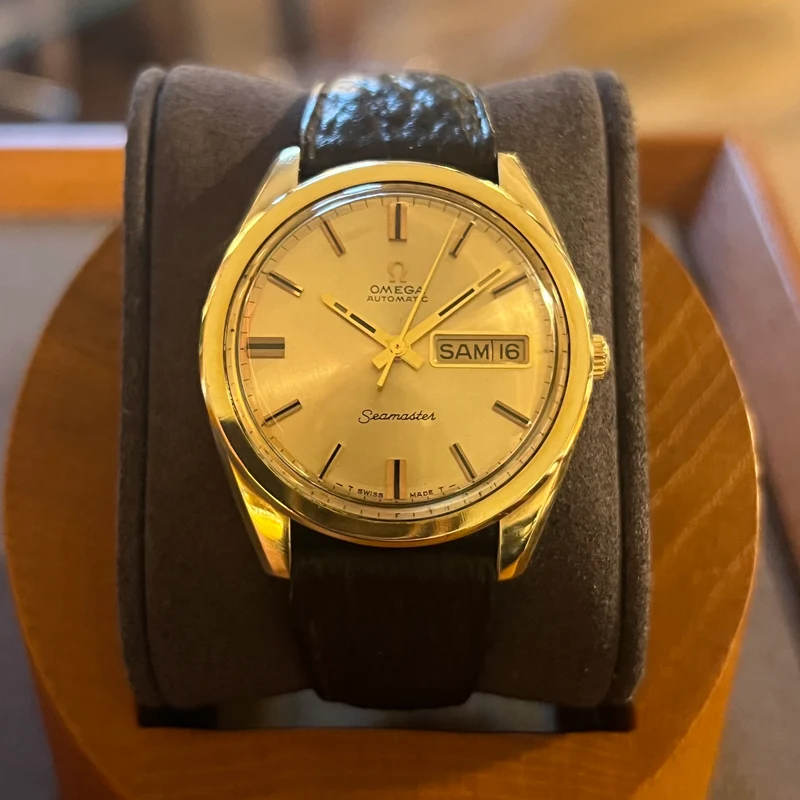 Omega Seamaster Vintage Day-Date plaqué or