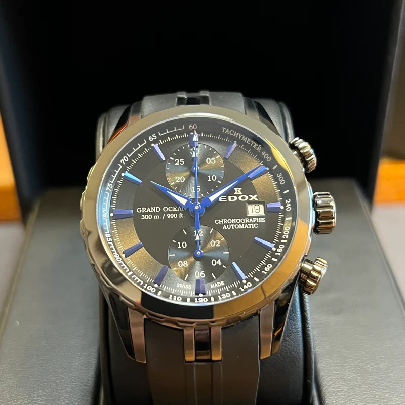 Edox Grand Ocean 2025 Coffret complet 09800-357GNCA-NIBU