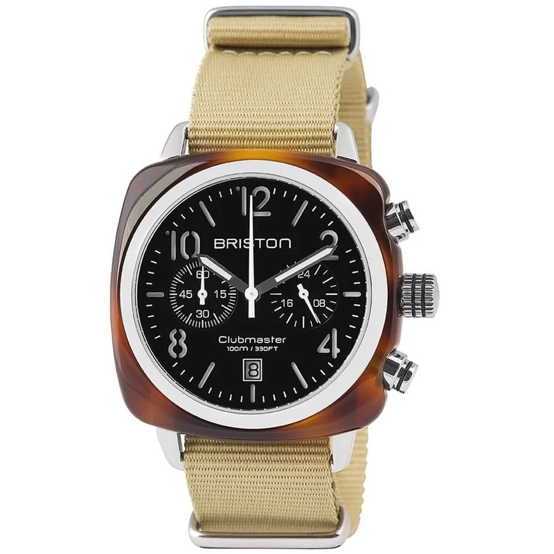 Briston Clubmaster Classic - Chrono - Noir