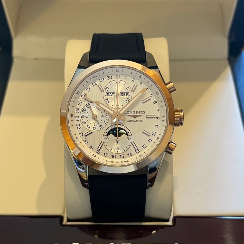 Coffret complet Longines Classic Moonphase Chrono L2.798.5.72.3