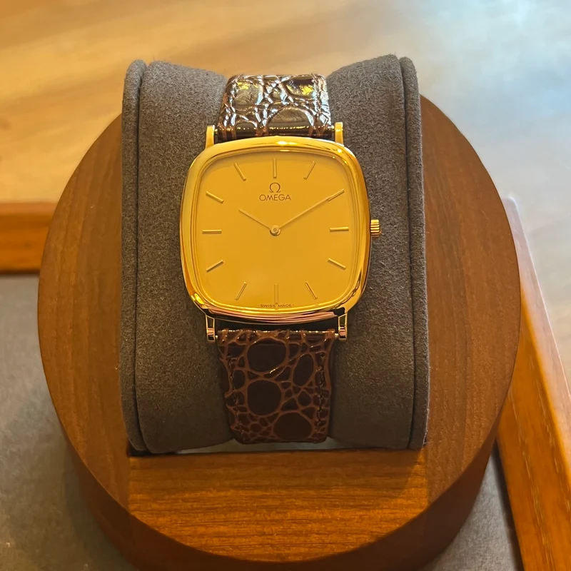 Omega Ensemble complet De Ville Square Vintage 1993