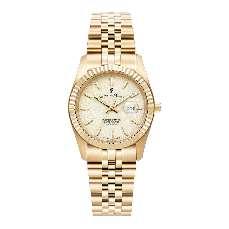 Jacques du Manoir Inspiration Prestige Femmes Montre Or JWL01804