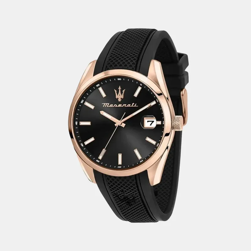 Montre MASERATI Homme Attrazione en Silicone Noir R8851151002