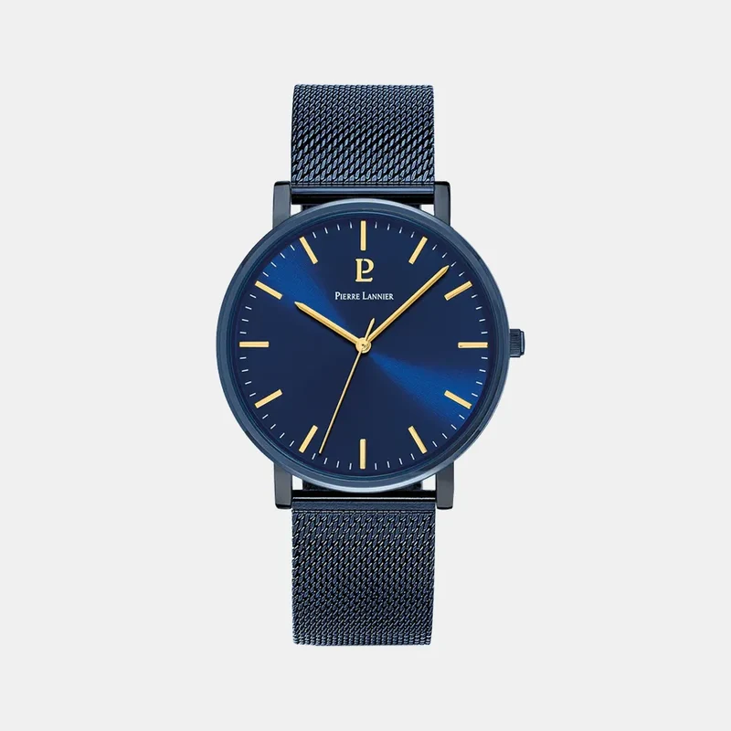 Montre PIERRE LANNIER Homme Essential en Acier Milanais 218F466