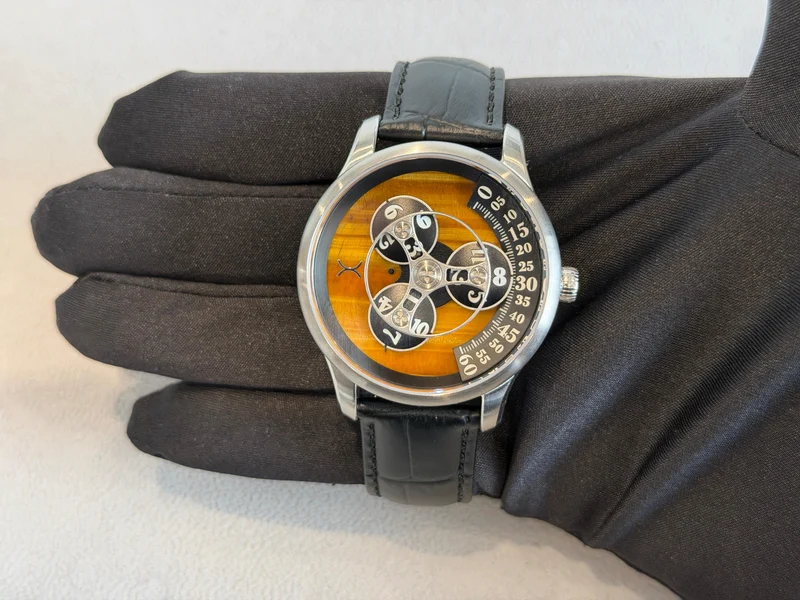 Xeric Triptych automatic wandering hour stone edition