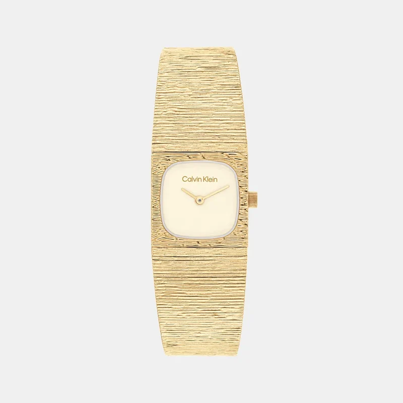 Montre CALVIN KLEIN Femme Sophisticated Square en Acier Doré 25100178