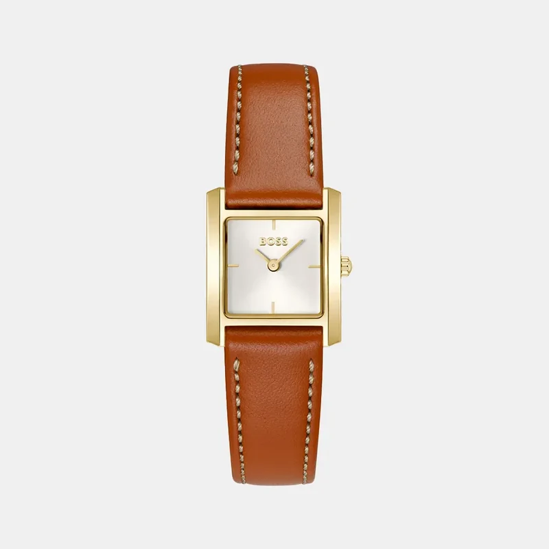 Montre BOSS Femme Lucy Scala en Cuir Marron 1502846