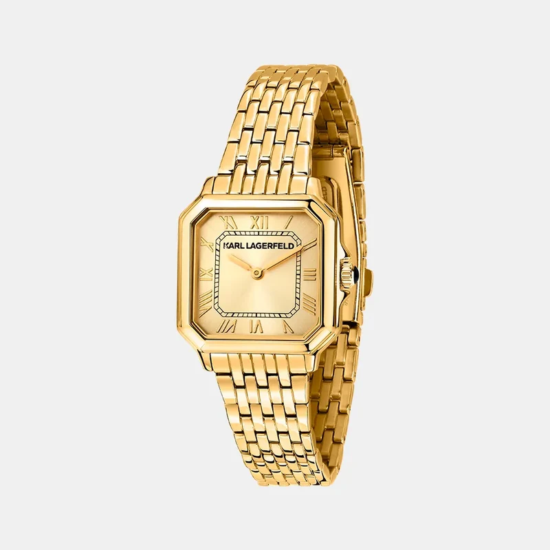 Montre KARL LAGERFELD Femme ICON SQUARE en Acier Doré R0553110504