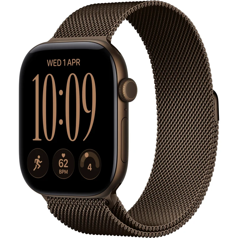 Apple Watch Series 12 42mm Dark Bronze Aluminium Case GPS + Cellular Dark Bronze Milanese Loop