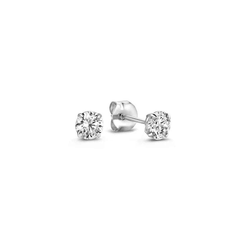 Isabel Bernard Saint Germain Boucles d'oreilles Or blanc 14 carats IB360205