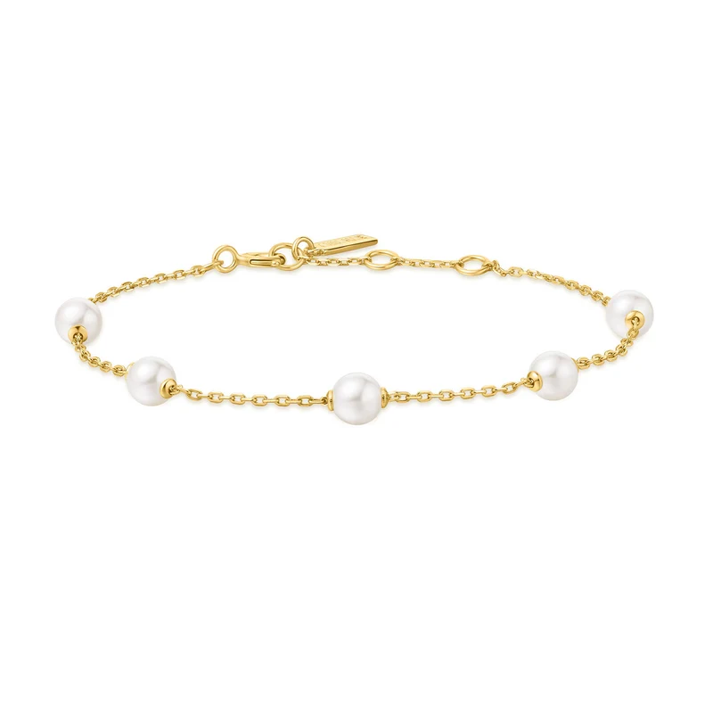 Ania Haie Miss Dainty Bracelet De Perles Couleur Or AH-B065-01G