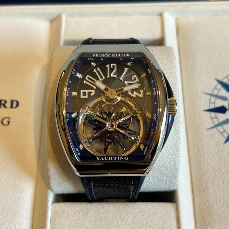 Franck Muller Vanguard Yachting Gravity Tourbillon Coffret Complet V45TGRCS