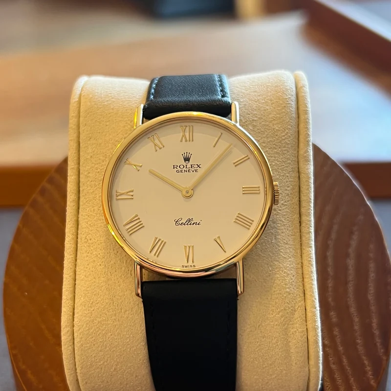 Rolex Cellini Acier et Or Jaune 18 carats Vers 1990 5112