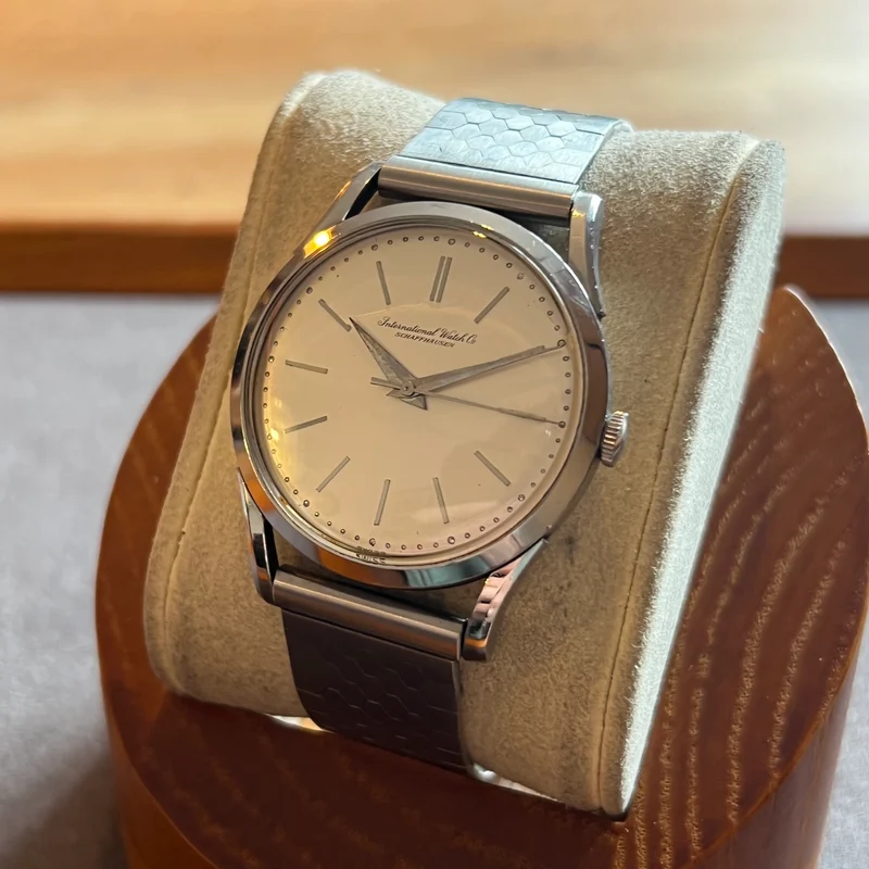 IWC Schaffhausen 36 mm Cadran Argent Manuel