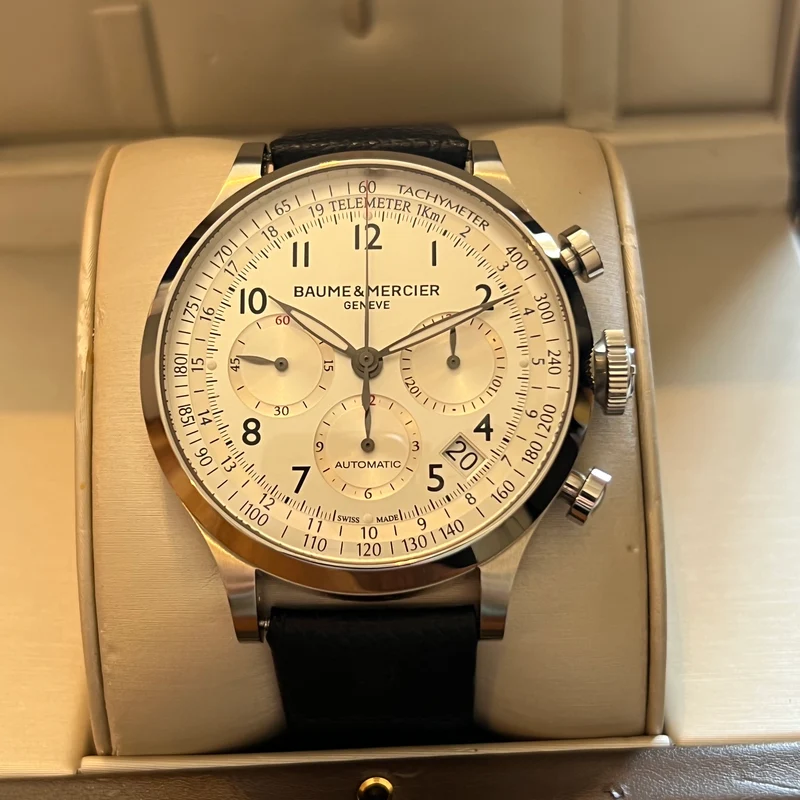 Coffret complet Baume & Mercier Capeland Chrono MOA10063