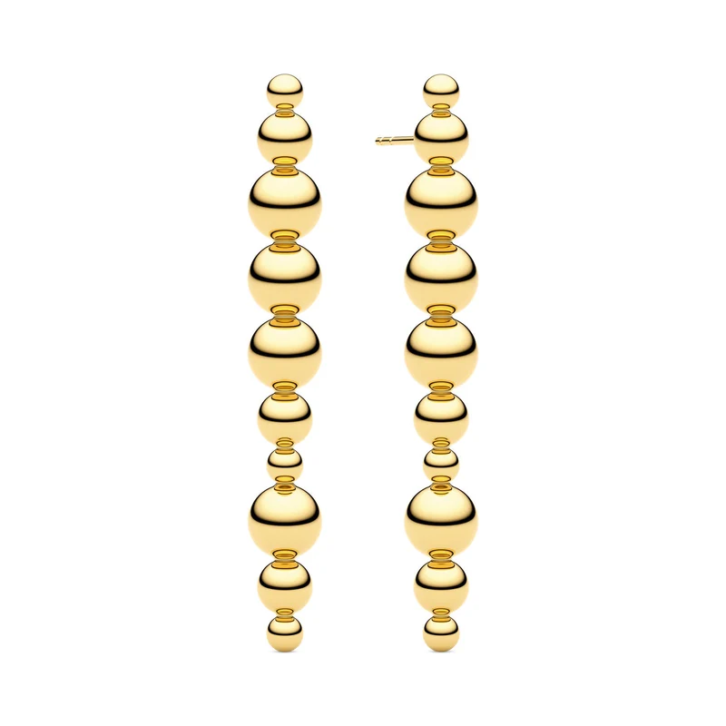 Sif Jakobs Gold Plated Bormio Lungo Earrings SJ-E2740-YG