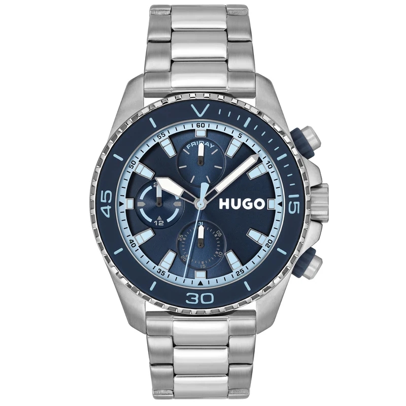 Hugo Boss #DIVE Montre Homme En Argent HU1530429
